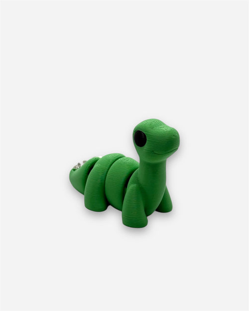 Baby Brontosaurus Keychain