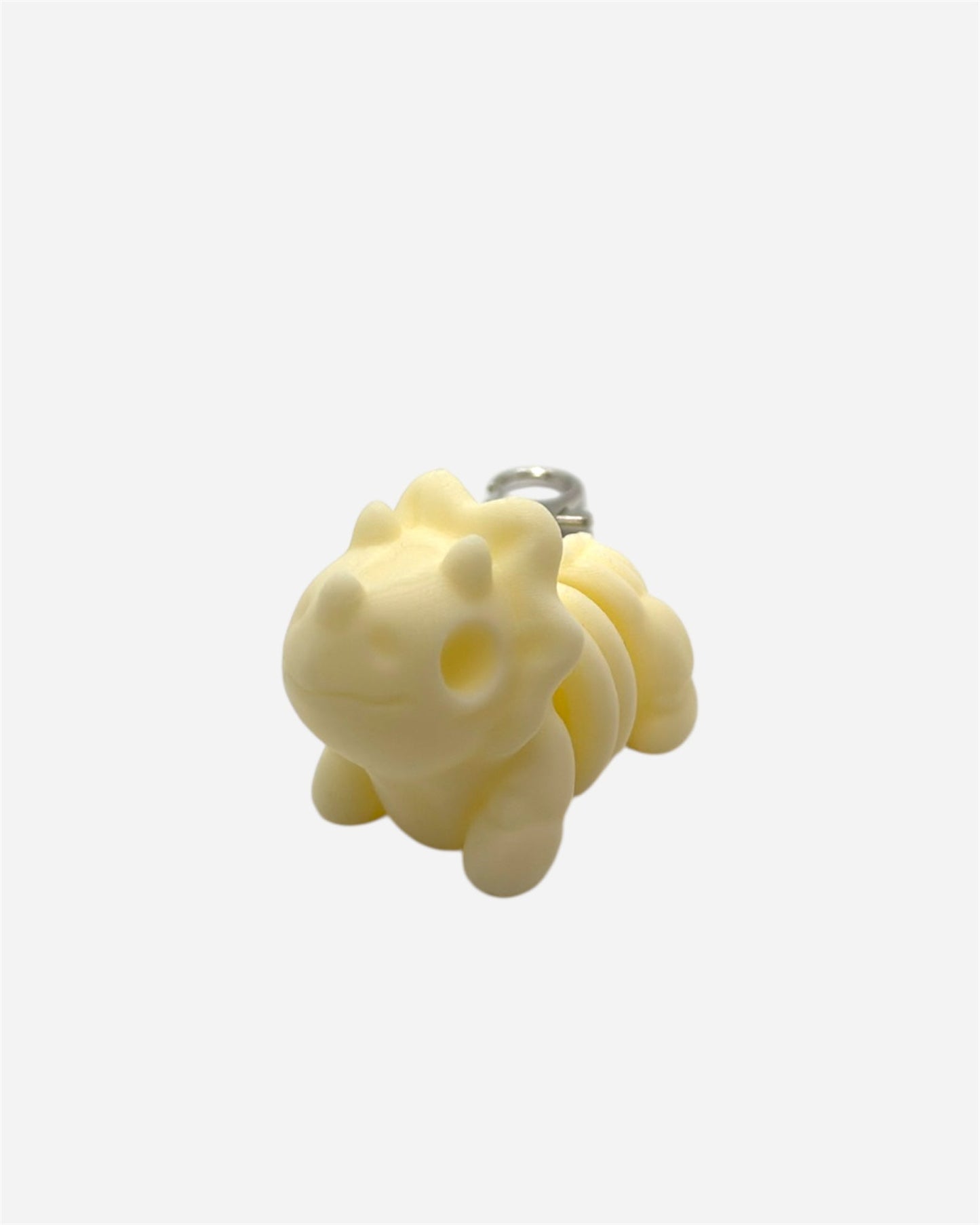 Baby Triceratops Skeleton Keychain