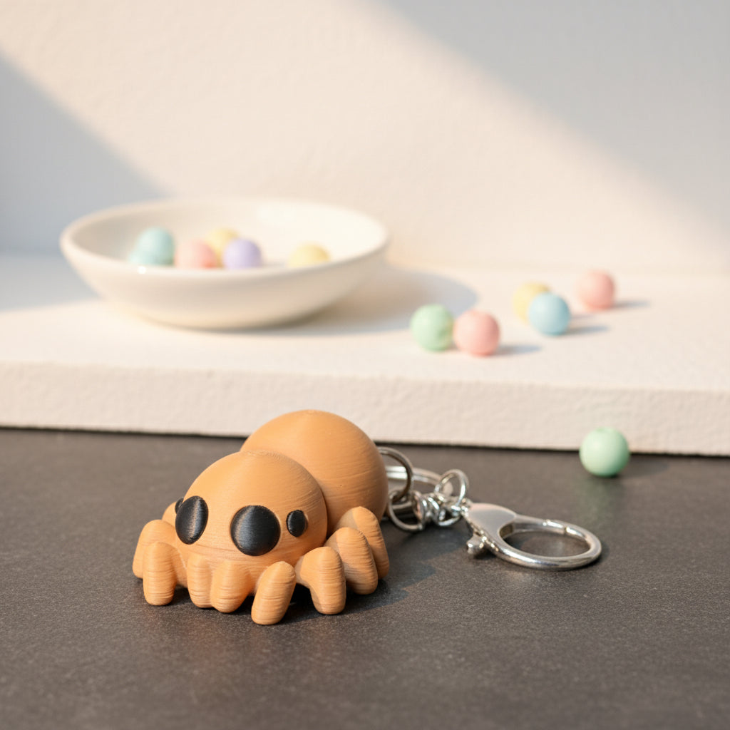 Baby Spider Keychain