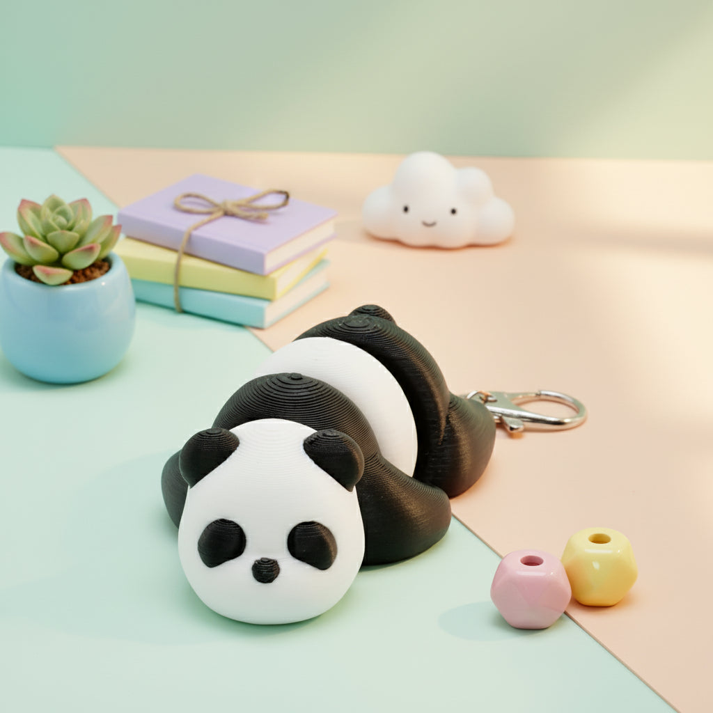 Baby Panda Keychain