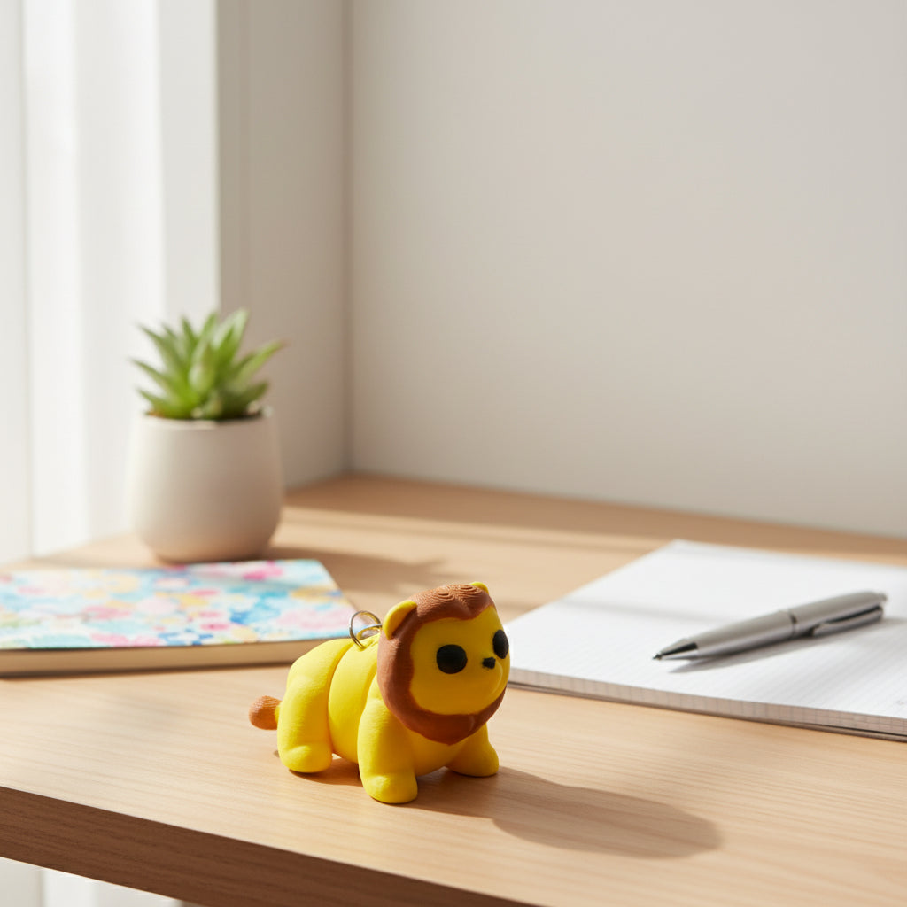 Baby Lion Keychain